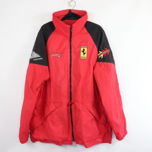 Vintage Ferrari Moretti Racing Spell Out Jacket XL